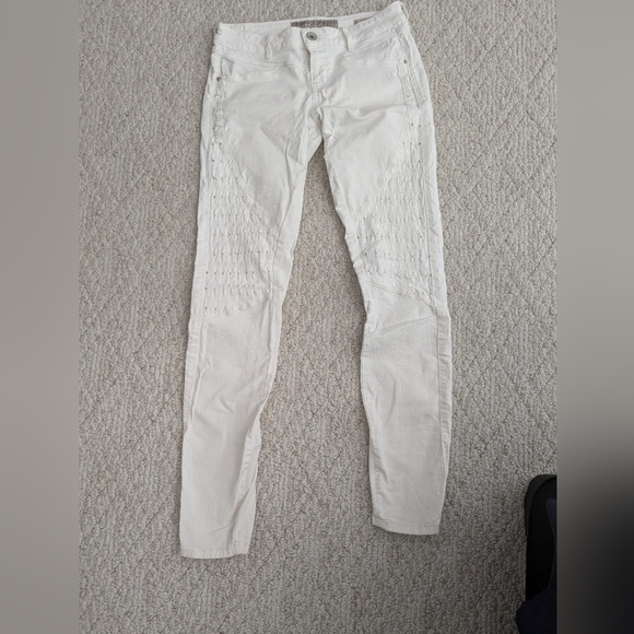 Guess skinny low rise jeans, white, size 27 - Picture 1 of 3